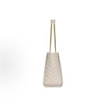 SAINT LAURENT Niki metal logo single-shoulder bag for regular women in white